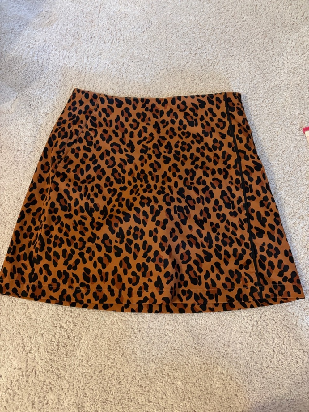Lady Hagen cheetah golf skirt with short size 2